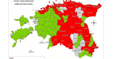 Eesti pinnase radooniriski kaarti täiendati 2020. aasta radooniuuringute andmetega
